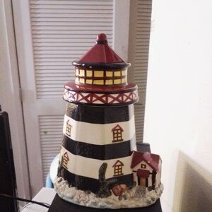 Lighthouse cookie jar